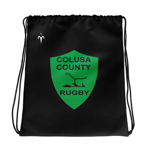Colusa County Rugby Drawstring bag