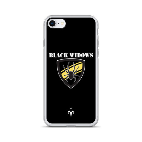 Black Widows Women's Rugby Clear Case for iPhone®