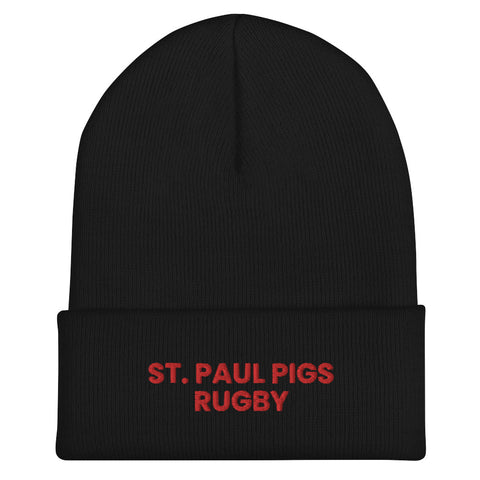 Saint Paul Pigs Rugby Cuffed Beanie