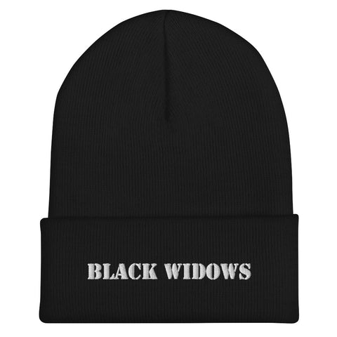 Black Widows Women's Rugby Cuffed Beanie