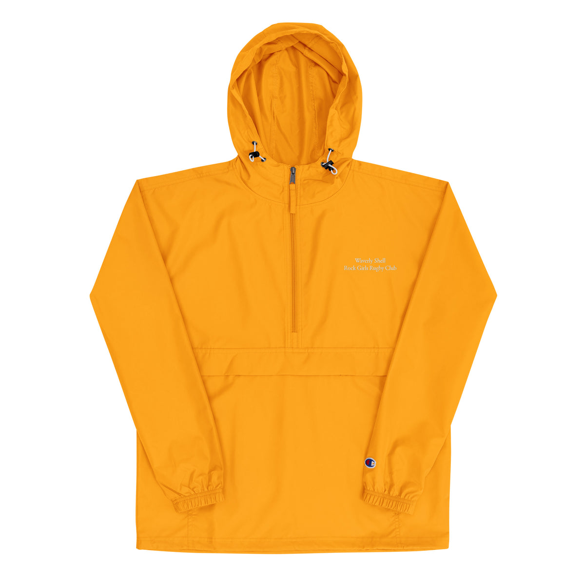 Champion orange logo shell jacket hotsell