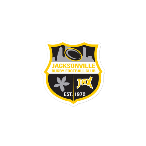 Jacksonville Rugby Bubble-free stickers