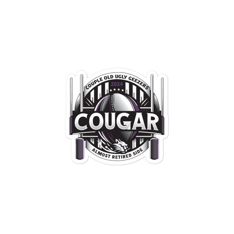 Cougars Bubble-free stickers