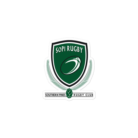 Southern Pines Rugby Bubble-free stickers