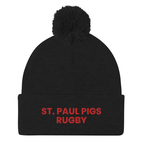 Saint Paul Pigs Rugby Pom-Pom Beanie