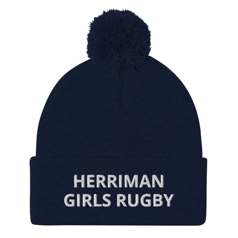 Herriman Girls Rugby Pom-Pom Beanie