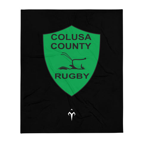 Colusa County Rugby Throw Blanket