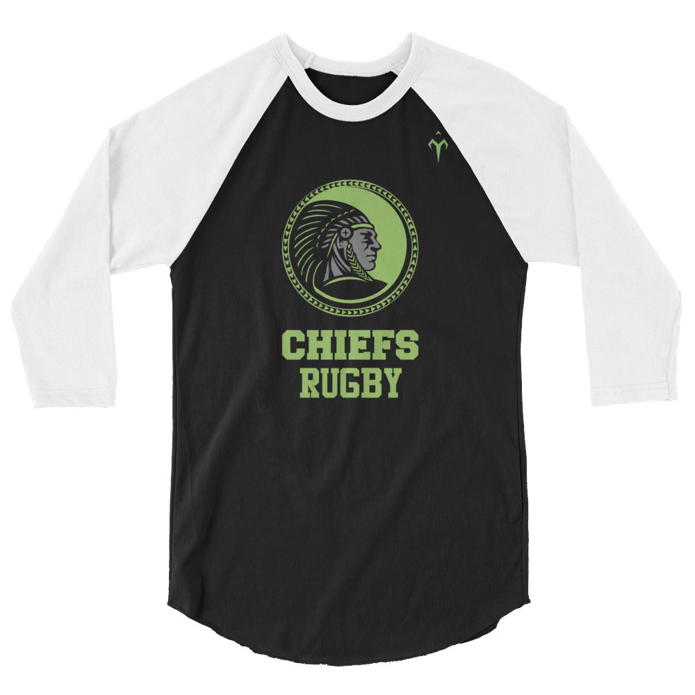 Oceanside Chiefs Rugby 3 4 sleeve raglan shirt