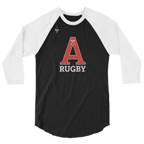 Acadia Rugby 3/4 sleeve raglan shirt