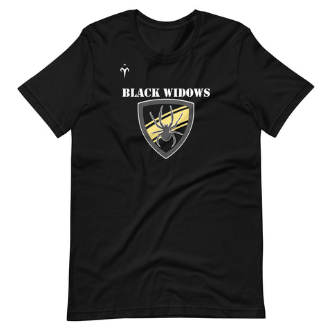 Black Widows Women's Rugby Unisex t-shirt