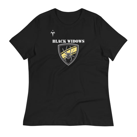 Black Widows Women's Rugby Women's Relaxed T-Shirt