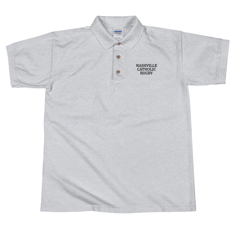 Nashville Catholic Rugby Embroidered Polo Shirt