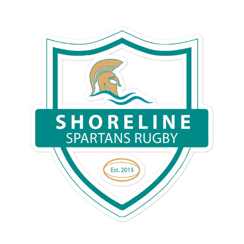 Shoreline Spartans Rugby Bubble-free stickers