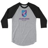 Atlanta Bucks Rugby 3/4 sleeve raglan shirt