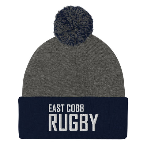 East Cobb Rugby Club Pom-Pom Beanie