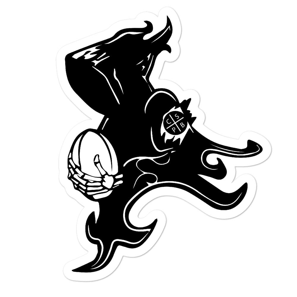 Black Monks Rugby Bubblefree stickers Tytan Rugby