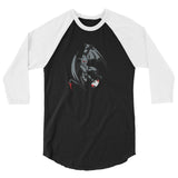 Gaston County Gargoyles Rugby  245 Unisex Fine Jersey Raglan Tee w/ Tear Away Label