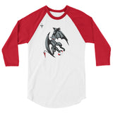 Gaston County Gargoyles Rugby  245 Unisex Fine Jersey Raglan Tee w/ Tear Away Label