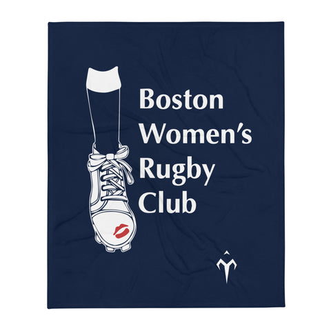 Boston Women’s Rugby Club Throw Blanket