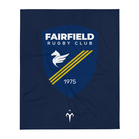 Fairfield CT Rugby Throw Blanket