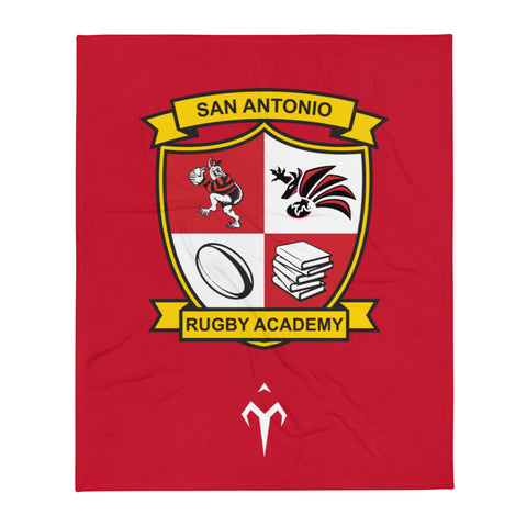 San Antonio Rugby Football Club Academy Throw Blanket