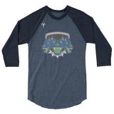 Growlers Rugby 3/4 sleeve raglan shirt