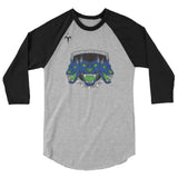 Growlers Rugby 3/4 sleeve raglan shirt