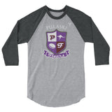 Pulaski Flyers 3/4 sleeve raglan shirt