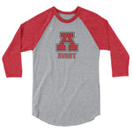 American Fork Cavemen Rugby 3/4 sleeve raglan shirt