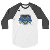 Growlers Rugby 3/4 sleeve raglan shirt