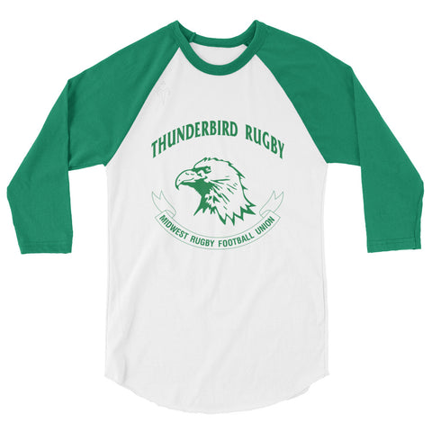 Thunderbird Rugby 3/4 sleeve raglan shirt
