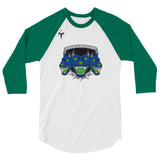 Growlers Rugby 3/4 sleeve raglan shirt