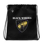 Black Widows Women's Rugby Drawstring bag