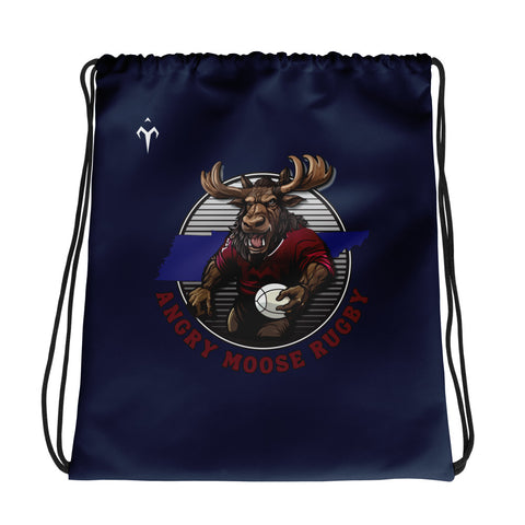 Angry Moose Rugby Drawstring bag