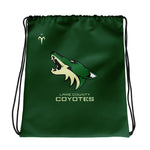 Lake County Coyotes Rugby Drawstring bag