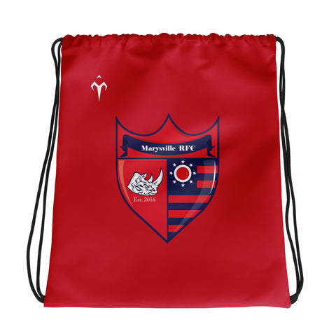 Marysville Rhinos Rugby Club Drawstring bag