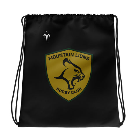 Mountain Lions Rugby Club Drawstring bag