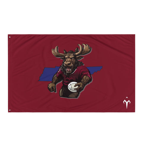 Angry Moose Rugby Flag