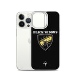 Black Widows Women's Rugby Clear Case for iPhone®