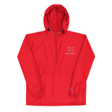 Big Red Rugby Embroidered Champion Packable Jacket