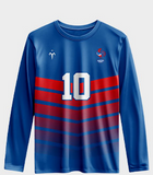 Roosters Youth Rugby Custom Men's Long Sleeve w/ number