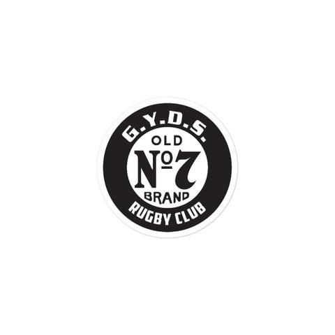 GYDS Rugby Club Bubble-free stickers