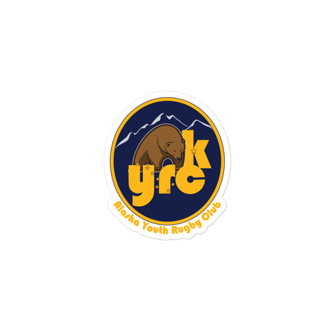 Alaska Youth Rugby Bubble-free stickers