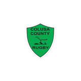 Colusa County Rugby Bubble-free stickers