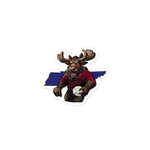 Angry Moose Rugby Bubble-free stickers