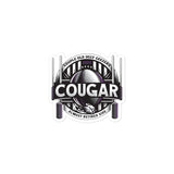 Cougars Bubble-free stickers