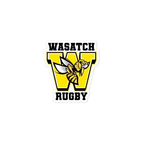 Wasatch Rugby Bubble-free stickers