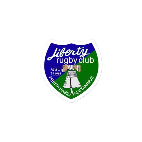 Liberty Rugby Club Bubble-free stickers