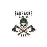 Barracks Rangers RFC Bubble-free stickers