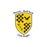Waverly-Shell Rock Girls Rugby Club Bubble-free stickers